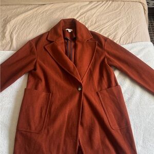 Topshop Terracotta Trench Coat